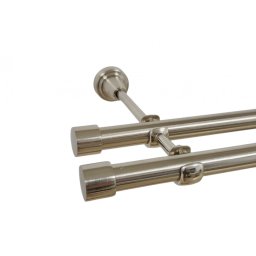Galerie dubla fara inele capacel 19 mm inox
