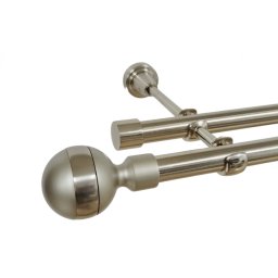 Galerie dubla fara inele james 19 mm inox