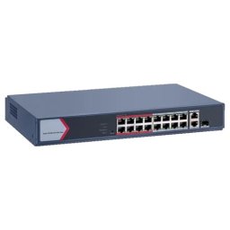 Switch HIKVISION DS-3E1318P-EI-M 16 porturi PoE 100Mbps