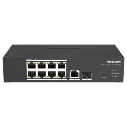 Switch Smart HIKVISION DS-3T1310P-SI-HS managed 8 porturi PoE