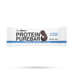 GymBeam Baton proteic PureBar 60 g biscuiți & cremă