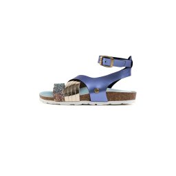Bayton Sandale 'Fadette' albastru / auriu / argintiu