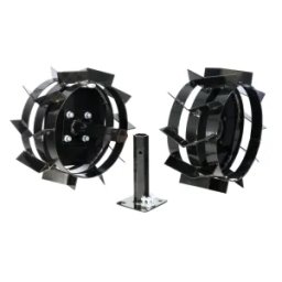 Set 2 roti metalice ProGARDEN 400x8 cu manicot 32mm