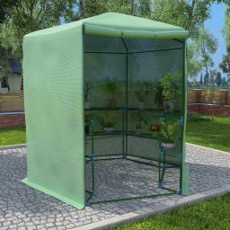 Sera cu rafturi, 227 x 223 cm, otel GartenMobel Dekor