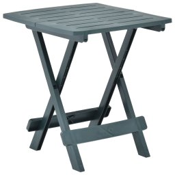 Masa de gradina pliabila, verde, 45 x 43 x 50 cm, plastic GartenMobel Dekor