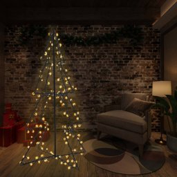 Brad de Craciun conic 240 LED-uri interior & exterior 115x150cm GartenMobel Dekor