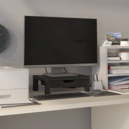 Suport pentru monitor, negru, 43x30,5x13 cm GartenMobel Dekor