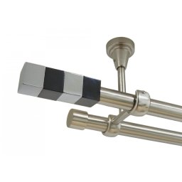 Galerie dubla magnum fara inele prindere tavan 19/19 mm inox