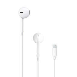 Casti EarPods cu conector Lightning, albe Blister