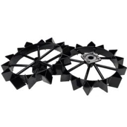 Progarden RM47 set 2 roti metalice 475x30x115mm, accesoriu motocultoare seria Campo U