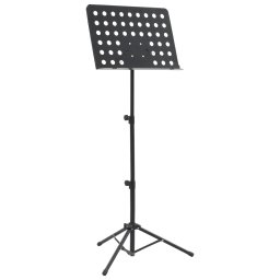 Stativ pentru partituri muzicale, negru, otel GartenMobel Dekor
