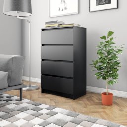 Servanta, negru, 60x35x98,5 cm, lemn compozit GartenMobel Dekor