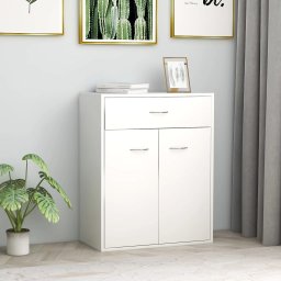 Servanta, alb, 60x30x75 cm, PAL GartenMobel Dekor