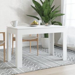 Masa de bucatarie, alb, 120 x 60 x 76 cm, PAL GartenMobel Dekor