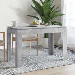 Masa de bucatarie, gri beton, 120 x 60 x 76 cm, PAL GartenMobel Dekor