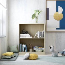 Biblioteca, stejar sonoma, 60x24x74,5 cm, lemn compozit GartenMobel Dekor