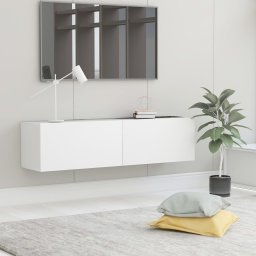 Comoda TV, alb, 120 x 30 x 30 cm, PAL GartenMobel Dekor