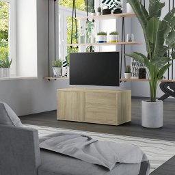 Comoda TV, stejar Sonoma, 80 x 34 x 36 cm, PAL GartenMobel Dekor