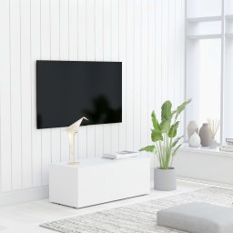 Comoda TV, alb, 80 x 34 x 30 cm, PAL GartenMobel Dekor