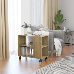 Masa laterala, stejar sonoma, 70x35x55 cm, lemn compozit GartenMobel Dekor