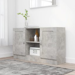 Servanta, gri beton, 120 x 30,5 x 70 cm, PAL GartenMobel Dekor
