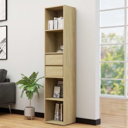 Biblioteca, stejar Sonoma, 36 x 30 x 171 cm, PAL GartenMobel Dekor