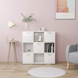 Biblioteca, alb, 90 x 30 x 90 cm, PAL GartenMobel Dekor