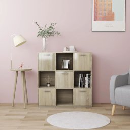 Biblioteca, stejar Sonoma, 90 x 30 x 90 cm, PAL GartenMobel Dekor