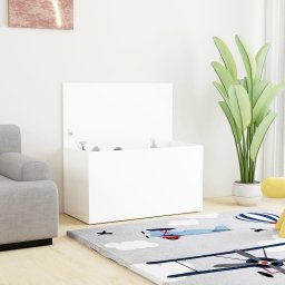 Cufar de depozitare, alb, 84x42x46 cm, lemn compozit GartenMobel Dekor