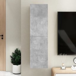 Comoda TV, gri beton, 30,5x30x110 cm, PAL GartenMobel Dekor