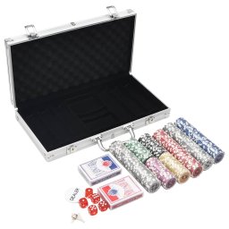 Set de jetoane de poker 300 buc. 11,5 g GartenMobel Dekor