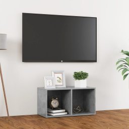 Comoda TV, gri beton, 72x35x36,5 cm, PAL GartenMobel Dekor
