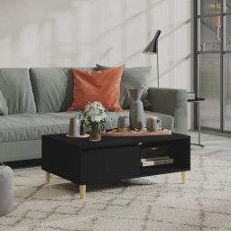 Masuta de cafea, negru, 90x60x35 cm, PAL GartenMobel Dekor