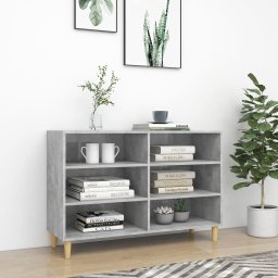Servanta, gri beton, 103,5x35x70 cm, lemn compozit GartenMobel Dekor