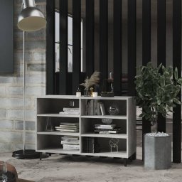 Servanta, gri beton, 103,5x35x70 cm, PAL GartenMobel Dekor