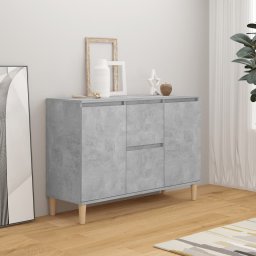 Servanta, gri beton, 103,5x35x70 cm, PAL GartenMobel Dekor