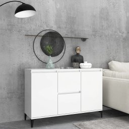 Servanta, alb, 104x35x70 cm, PAL GartenMobel Dekor