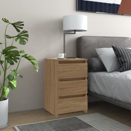 Noptiere, 2 buc., stejar sonoma, 40x35x62,5 cm, lemn compozit GartenMobel Dekor