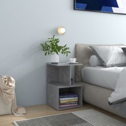 Noptiera, gri beton, 35x35x55 cm, PAL GartenMobel Dekor
