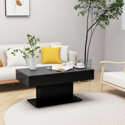 Masuta de cafea, negru, 96x50x45 cm, PAL GartenMobel Dekor