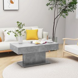 Masuta de cafea, gri beton, 96x50x45 cm, PAL GartenMobel Dekor