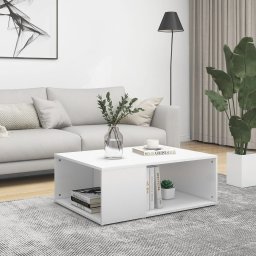 Masuta de cafea, alb, 90x67x33 cm, PAL GartenMobel Dekor