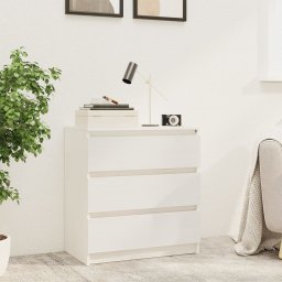 Noptiera, alb, 60x36x64 cm, lemn masiv de pin GartenMobel Dekor
