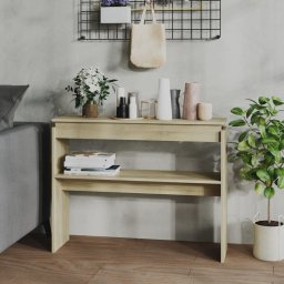 Masuta consola, stejar sonoma, 102x30x80 cm, lemn prelucrat GartenMobel Dekor