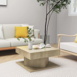 Masuta de cafea, stejar sonoma, 57x57x30 cm, lemn prelucrat GartenMobel Dekor