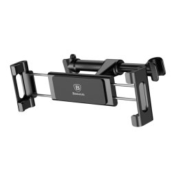 Suport auto Baseus, intre 4.7-12.9 inch fixare Tetiera, Negru