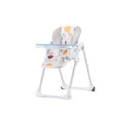 Scaun de masă 2 în 1 pentru copii YUMMY bej/alb KINDERKRAFT