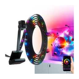 Set pentru reproducerea în oglindă a ecranului 4D Nanoleaf NF082K02-40LS + benzi luminoase 4m 65"