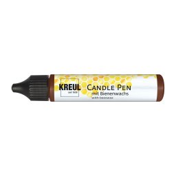Culoare pentru decorat lumânări, Kreul 29 ml, maro