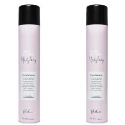 Pachet DUO Fixativ cu fixare puternica Milk Shake Lifestyling Fabulous, 500 ml